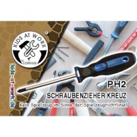 Kinder schroevendraaier | Kids at work |  Kruis PH2 | 16 cm