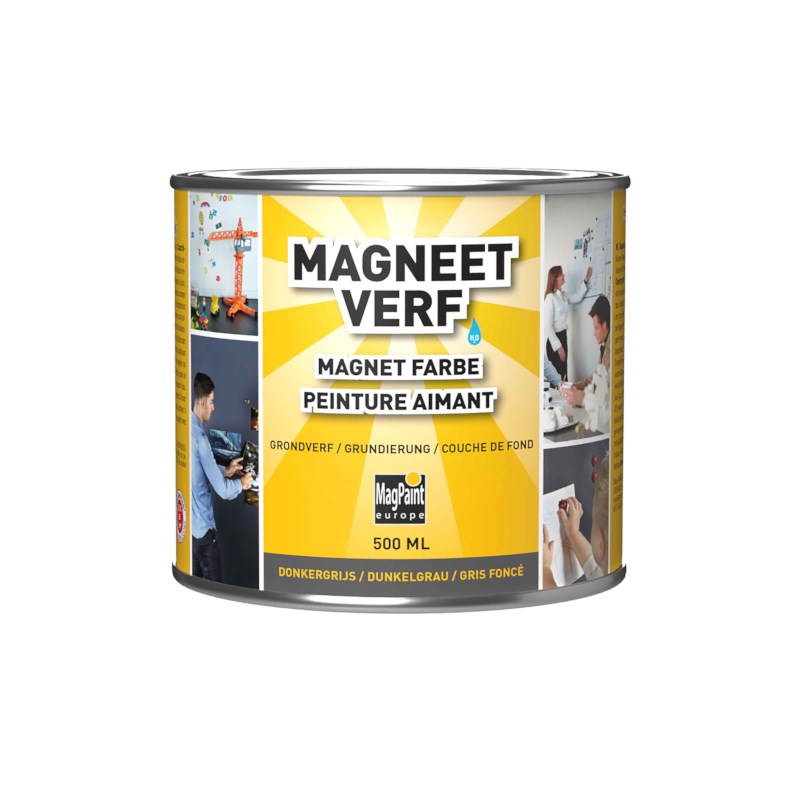 Magneetverf | MagPaint | 500 ml | Donkergrijs