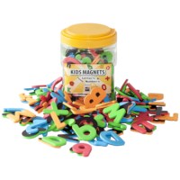 Magneet letters en cijfers | MagPaint | Basis kleuren | 130 stuks