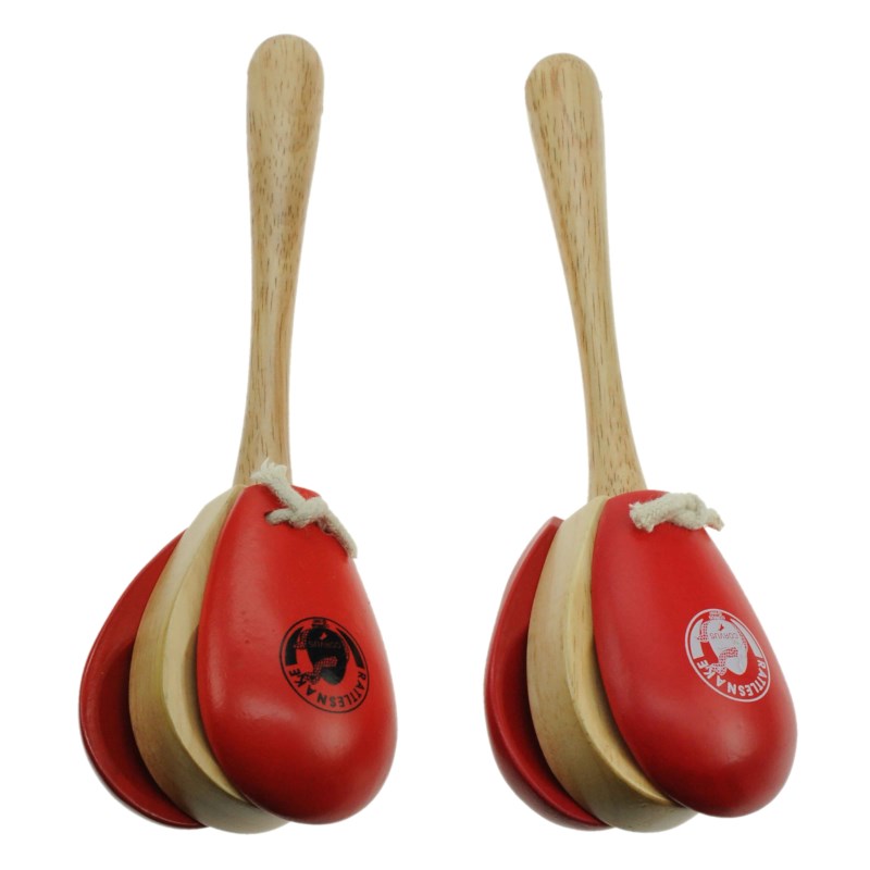 Castagnette met handvat | Rattlesnake