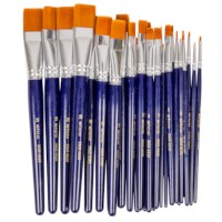 Penselen | Plat | Assortiment | Elco | 30 stuks