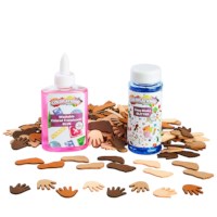 Foam | Handjes en voetjes | Huidskleuren | Zelfklevend | 200 stuks