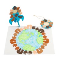 Foam | Handjes en voetjes | Huidskleuren | Zelfklevend | 200 stuks