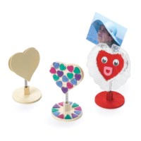 Houten hart | Beweegbaar | 12,5 x 7.5 cm | 12 stuks