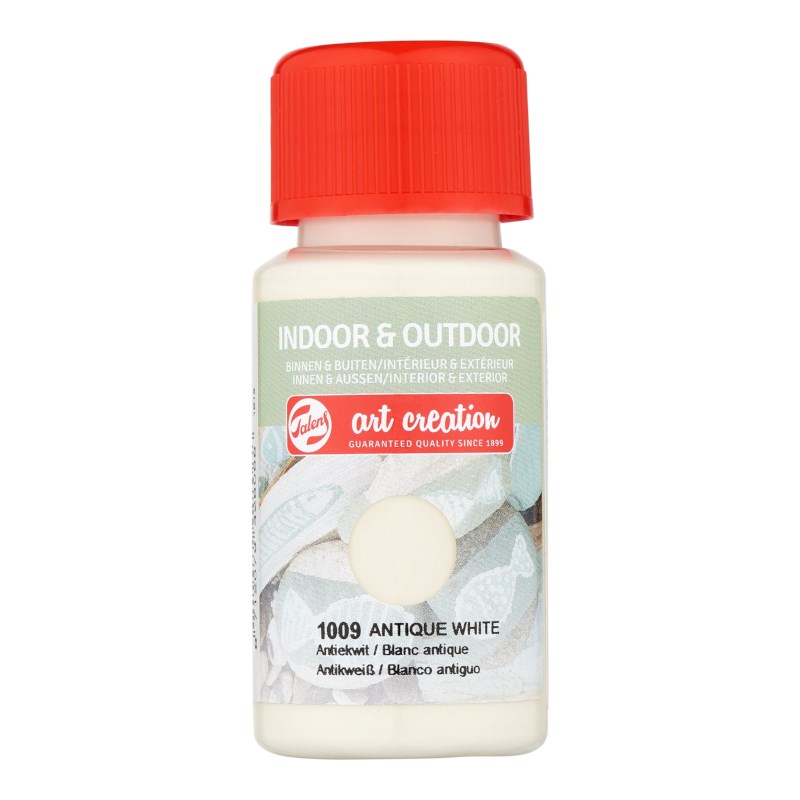 Hobbyverf | Art Creation | Antiekwit 100 | Indoor-outdoor | 50 ml		