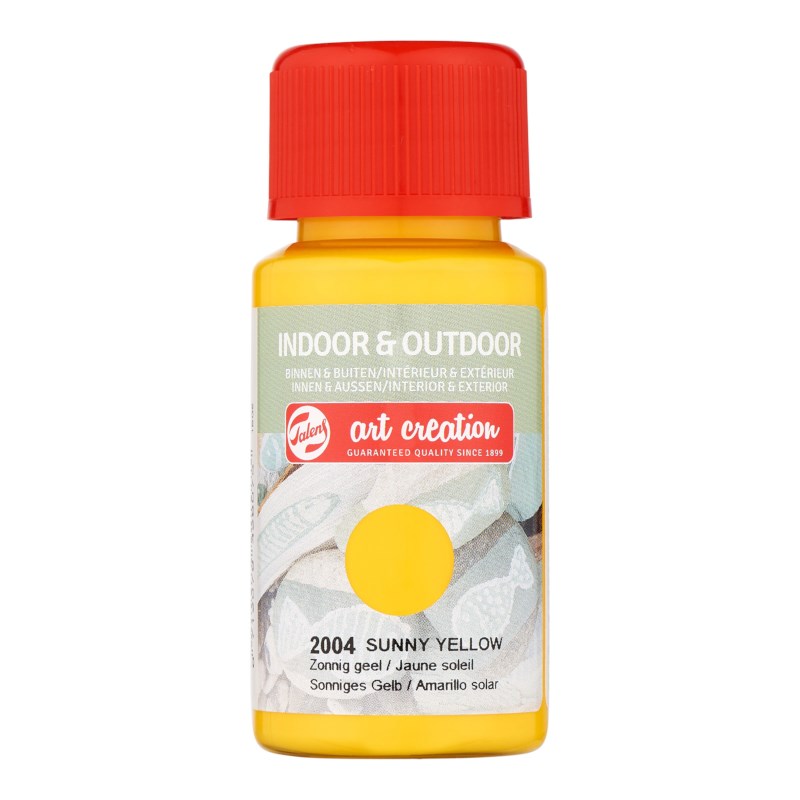 Hobbyverf | Art Creation | Zonnig geel 2 | Indoor-outdoor | 50 ml		