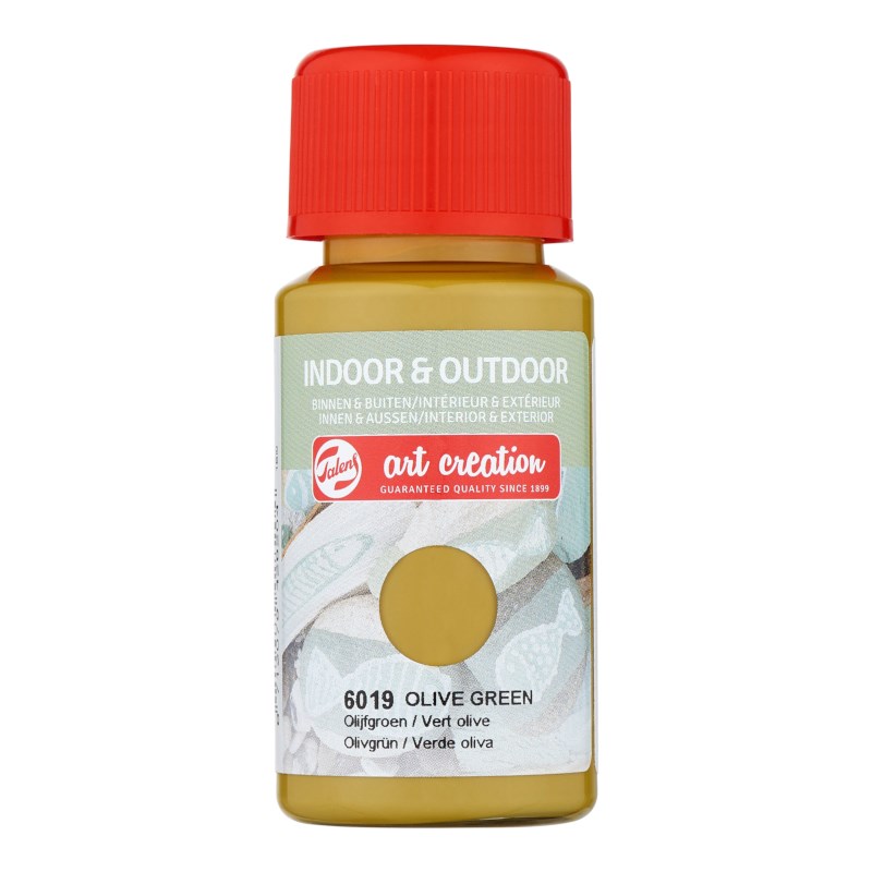 Hobbyverf | Art Creation | Olijfgroen 60 | Indoor-outdoor | 50 ml	