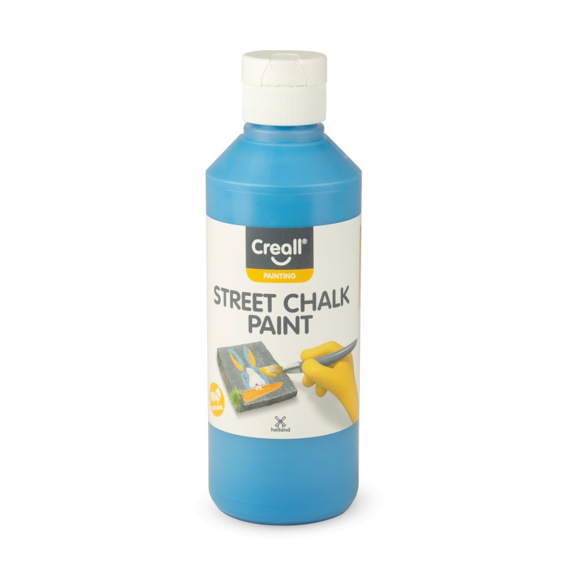 Stoepkrijtverf | Creall street paint | Blauw | 250 ml