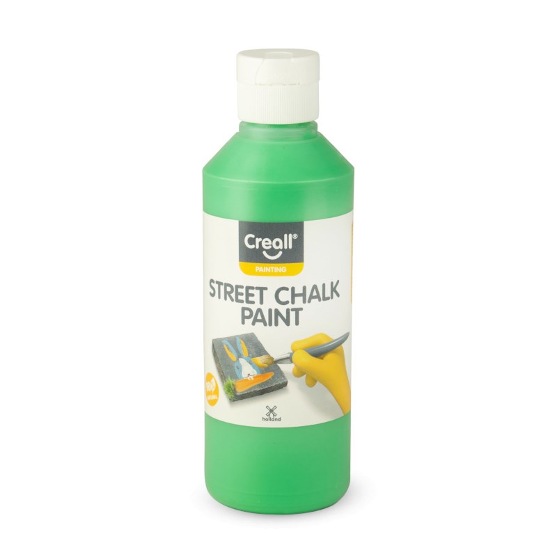Stoepkrijtverf | Creall street paint | Groen | 250 ml