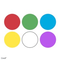 Chalk Clay | Stoepkrijt klei | Creall | 6 kleuren | 750 gram