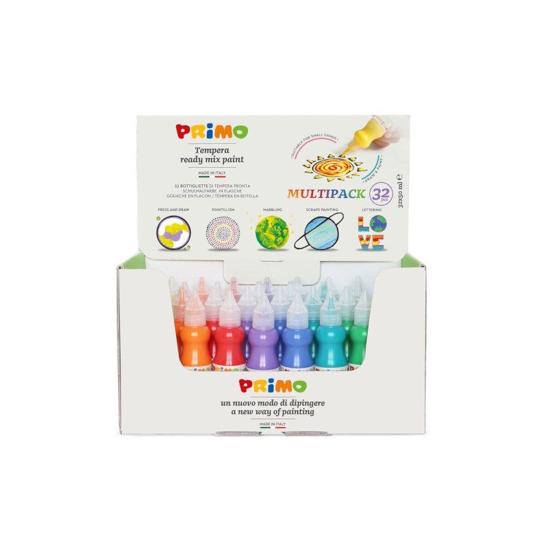 Plakkaatverf 3D | Primo | Assortiment |  50 ml | 32 stuks