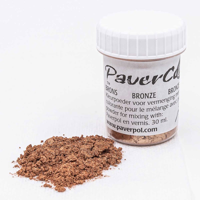 Textielverharder pigment | Paverpol | Brons | 30 ml