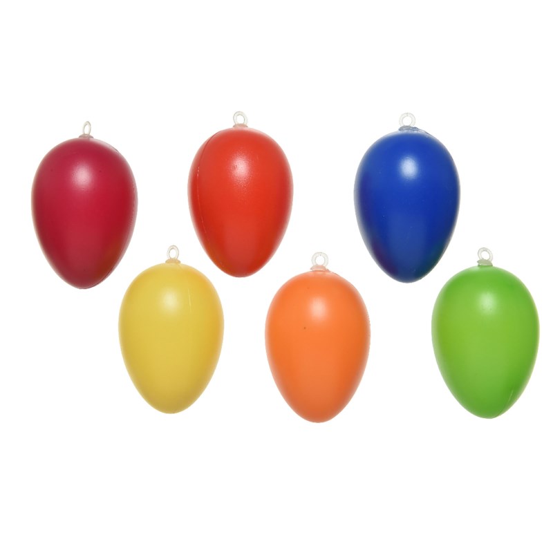 Eieren | Plastic | Assorti | 6 cm | 20 stuks   
