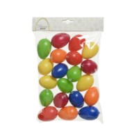Eieren | Plastic | Assorti | 6 cm | 20 stuks   