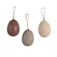 Eieren | Tempex | Naturel | 6 cm | 6 stuks   