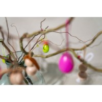 Eieren | Plastic | Assorti | 6 cm | 6 stuks   