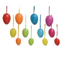 Eieren | Plastic | Assorti | 4-6 cm | 12 stuks   
