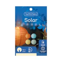 Lantaarn solar | Lumineo | 40 cm | Assorti kleur