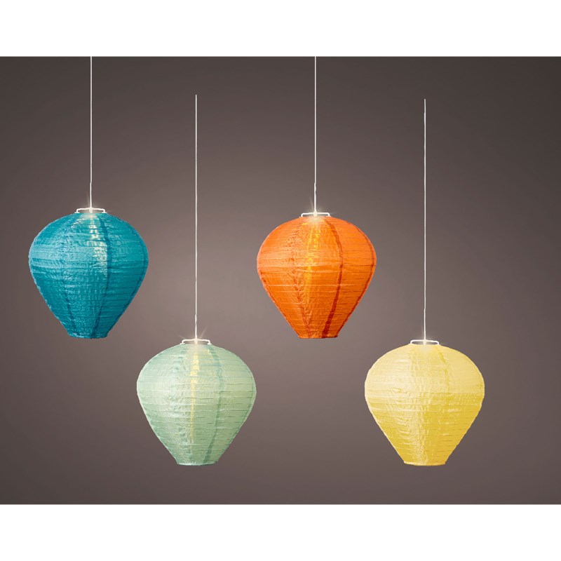 Lantaarn solar | Lumineo | 30 x 28 cm | Assorti kleur