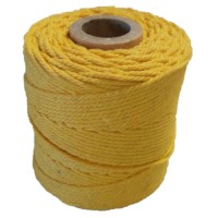 Katoen garen | Ledent | 1 mm | 60 meter |  Geel