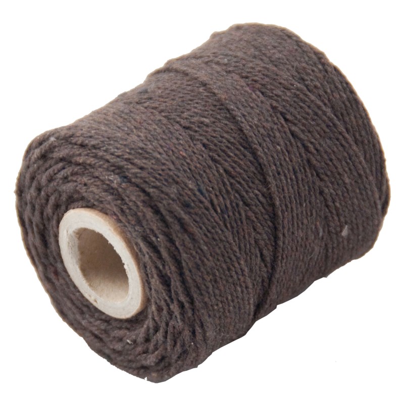 Katoen garen | Ledent | 1 mm | 60 meter |  Bruin