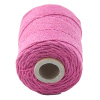 Katoen garen | Ledent | 1 mm | 60 meter |  Donkerroze
