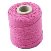 Katoen garen | Ledent | 1 mm | 60 meter |  Donkerroze
