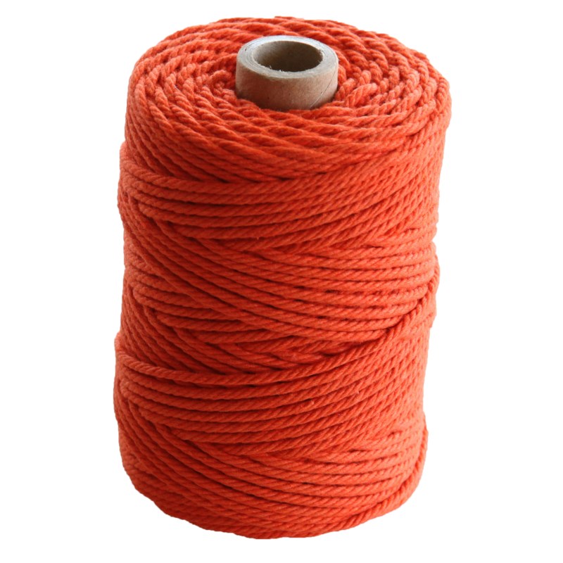 Katoen garen | Ledent | 2.2 mm | 70 meter | Oranje