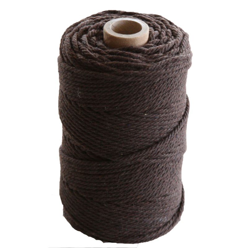 Katoen garen | Ledent | 2.2 mm | 70 meter | Bruin