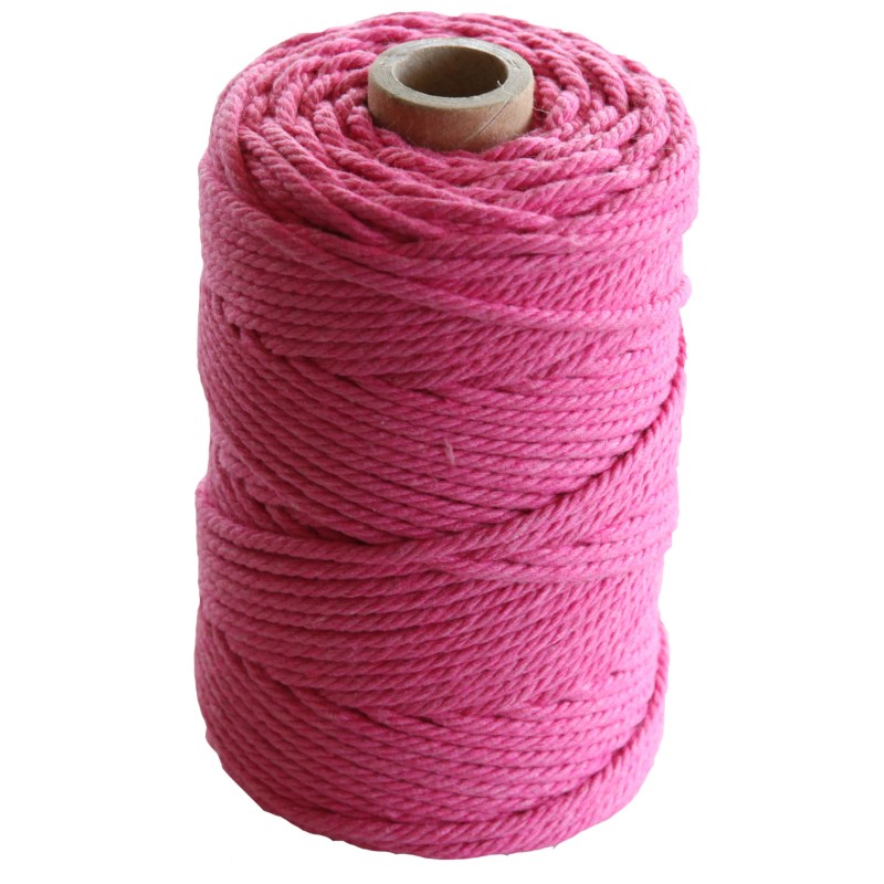 Katoen garen | Ledent | 2.2 mm | 70 meter | Donkerroze