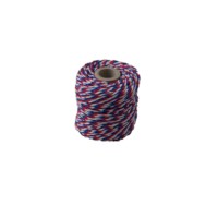 Touw katoen | Ledent | 35 meter | Rood/Wit/Blauw