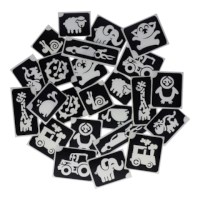 Schmink sjablonen | Glitter tattoo | Superstar | Cute | 24 stuks