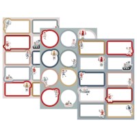 Cadeau etiketten | Haza | Sint en Piet | 3 vel