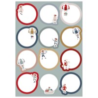 Cadeau etiketten | Haza | Sint en Piet | 3 vel