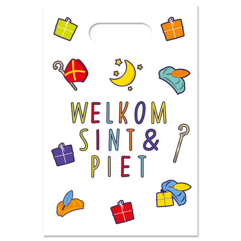 Uitdeelzakjes | Haza | Sint en Piet | 6 stuks
