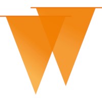 Vlaggenlijn | Haza | Kunststof | Oranje | 30 meter