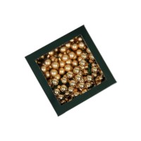 Kerstballen op draad | Goud | 20 mm | 144 stuks