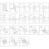 Vlechtstroken glace | Goud | 45 x 1.5 cm | 100 stuks 