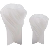 Siliconen gietvorm | Kerstbomen | 8 en 11 cm | 2 stuks