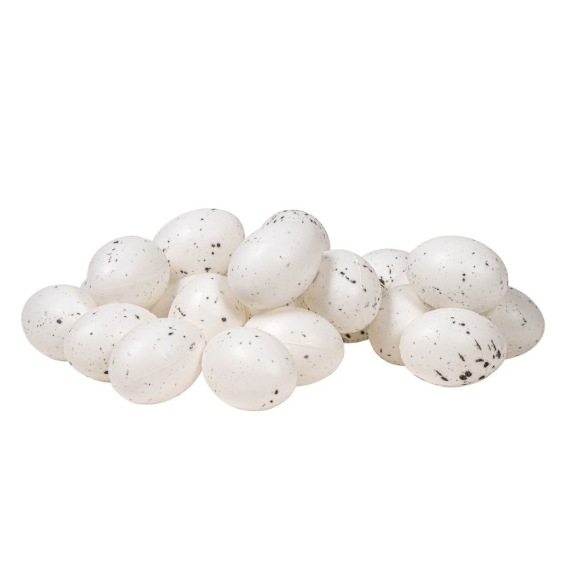 Eieren kievit | Kunststof | 6 cm | 24 stuks