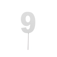 Cijfer | 9 | Hout | 7 cm | 10 stuks