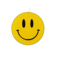 Smiley | Geel | 16 cm