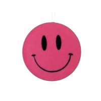 Smiley | Roze | 16 cm