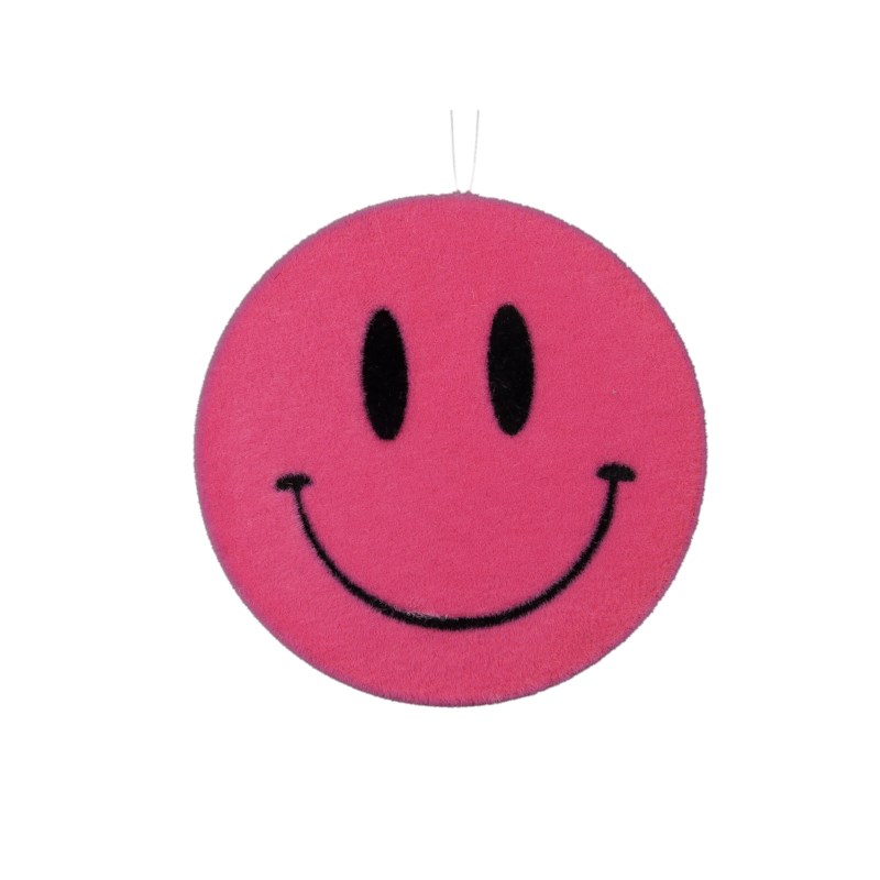 Smiley | Roze | 16 cm