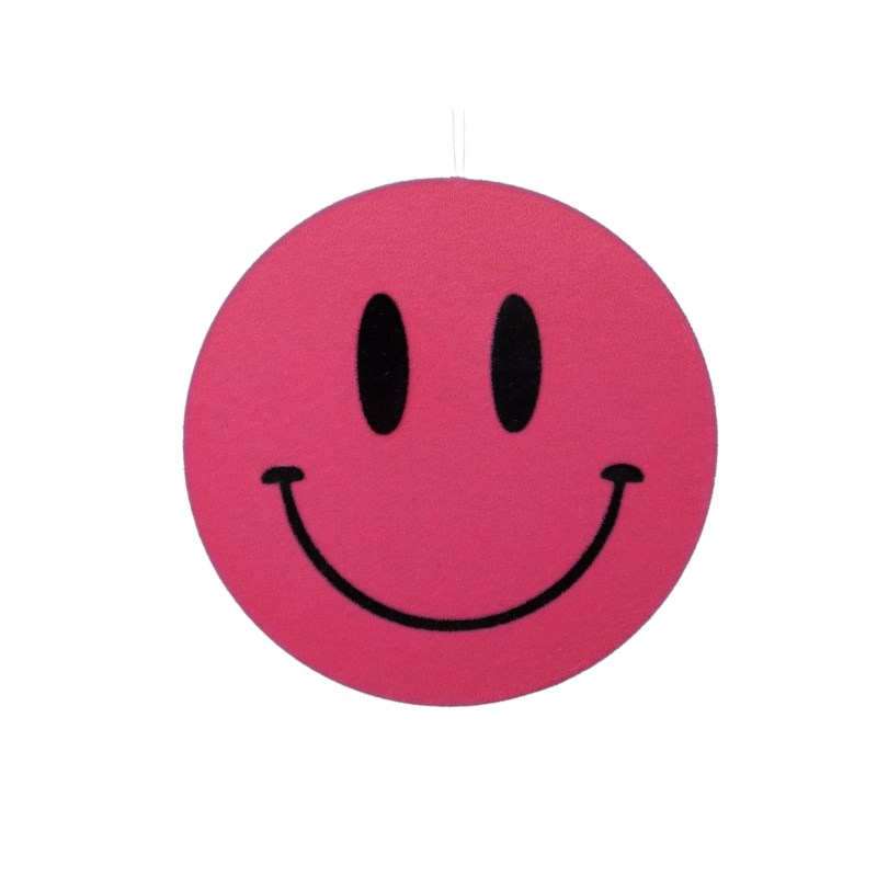 Smiley | Roze | 25 cm