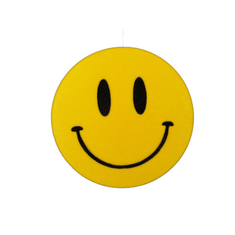 Smiley | Geel | 30 cm
