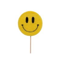 Smiley | Geel | 6 cm | 30 stuks