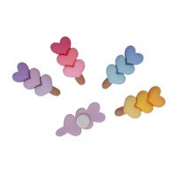 Sticker foam hartjes | 3 x 1,5 cm | 20 stuks