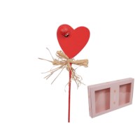 Hartjes | Hout | 4 cm | 24 stuks
