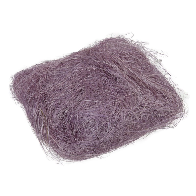 Decoratie gras | Sisal | Paars | 20 gram